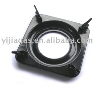 Enamel pan support for table gas stove