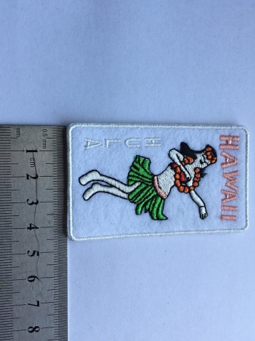 Custom designs cartoon girl patches embroidery