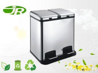 Stainless Steel Square Household Waste Bin Rectangular Peda