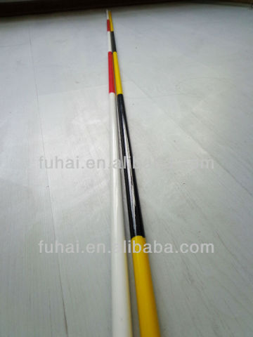 High pressure tapered fiberglass poles