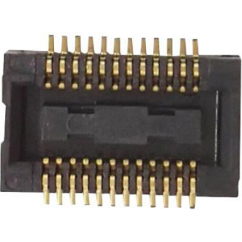 Placa de 0.4mm para embarcar o conector fêmea que acopla Height1.5mm