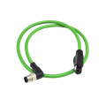 Ethernet M12 destro angolato al cavo RJ45 schermato