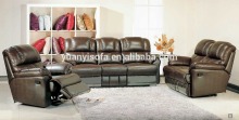 Comfort luxury Leather recliner sofa, Lazy boy recliner sofa set YR1528