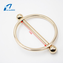 Circle Shape Decorative Hardware Metal Bag Accessory