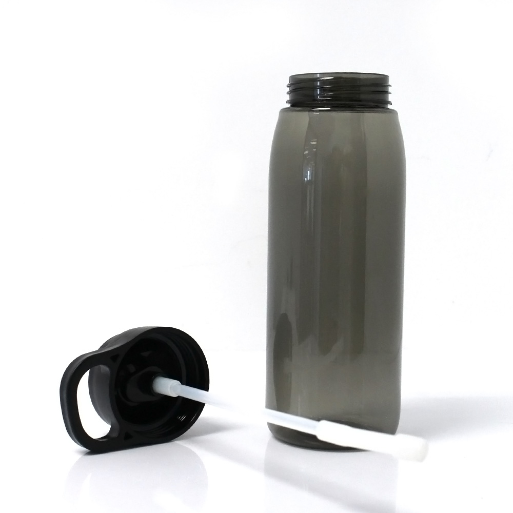 Sport bottle tritan, unique water bottle with straw, bottle 750ml plastic