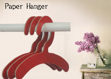 Recycled Cardboard Paper hanger for clother