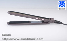 MCH heater LCD hair straightener