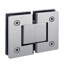 Square rounded 180 Degree glass to glass hinge