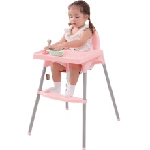 Adjustable Plastic Baby Feeding Chair for Dining
