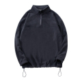 1/4 setengah zip up pullover hoodie sweatshirt hangat