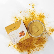 OEM turmeric facial clay mask for acne skin