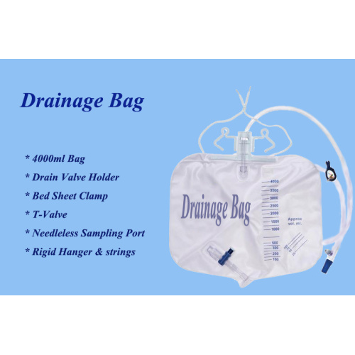 Tour anti-reflux pour sac de drainage