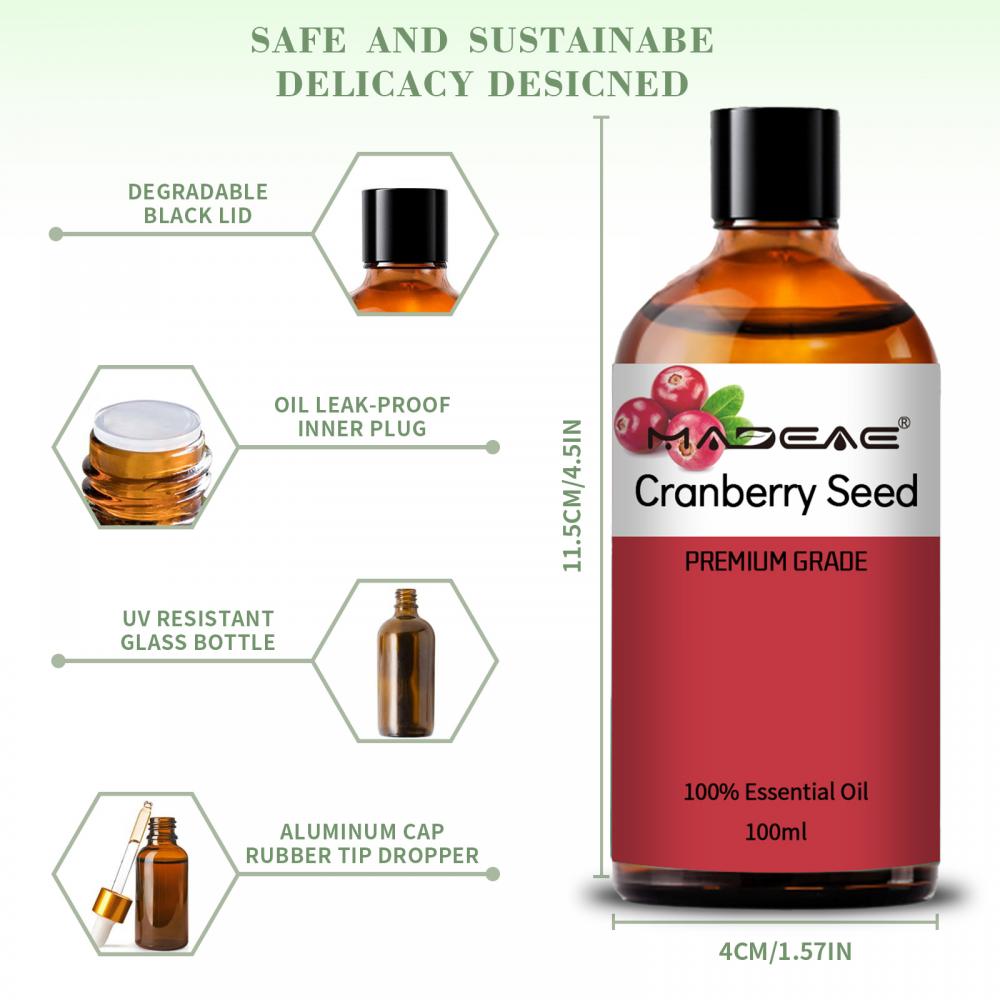 Cranberry -Samenöl 100% reine Premium -Qualität heißes Verkaufsprodukt Großhandel