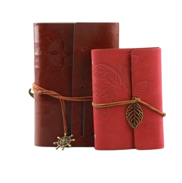 Vintage Leather Journal: Classic Retro Binder Diary Book