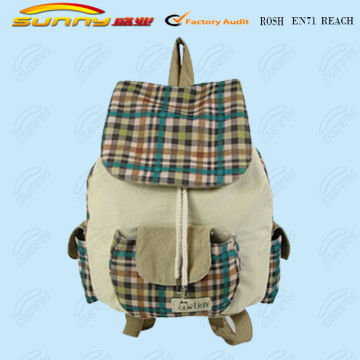 2014 augur canvas bags backpack khaki brown army green