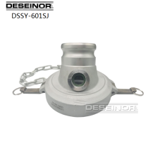 4\" Aluminum API Gravity Drop Coupler with Sight Glass