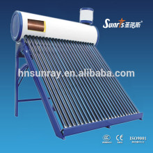 Pressurized Automatic and fresh water copper coil solar power water heater