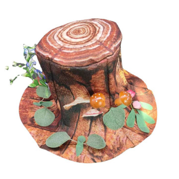 European and American Magic Hat Halloween Tree Leaf Witch Hat Felt Tip Craft Hat