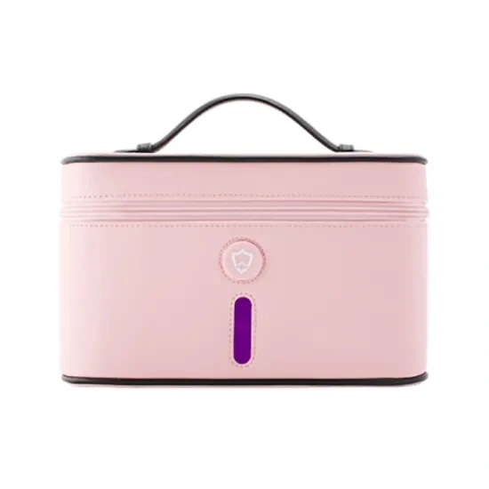 High Quality Women Makeup Bag Small Travel Cosmetic Bag with UVC Germicidal Lamp