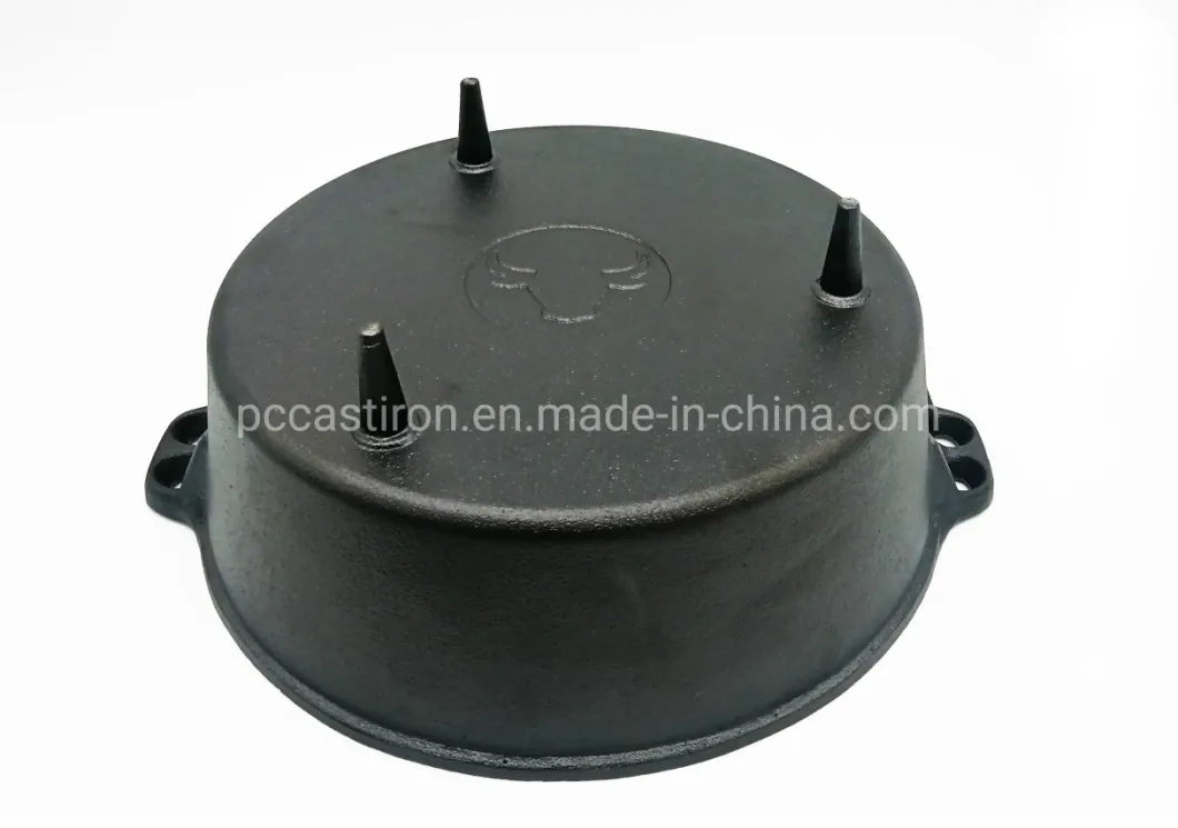 4.5qt Cast Iron Dutch Oven Double Use Lid as Frypan