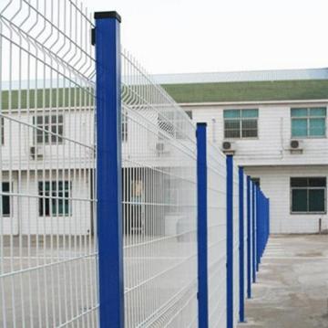 fence with triangle bending/curvy welded fence/triangle bending fence, welded wire mesh fence