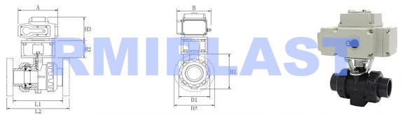 Plastic Electric Ball Valve