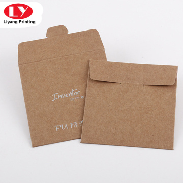 Small Kraft Paper Envelope with Silver Logo