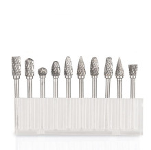 Wolfram Carbide Double Cut Burr Set 10 Pieces