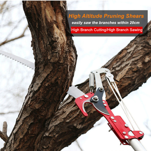 Ratchet by pass extensible tree pruner tree scissors