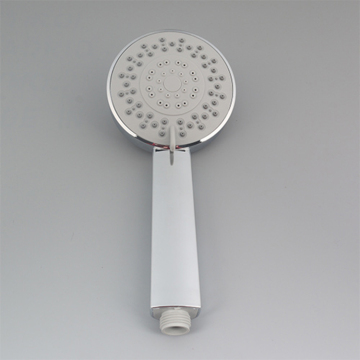 Handheld shower head white spinning fan shower head