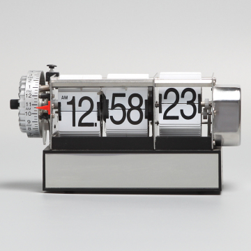 White Dynamic Alarm Flip Clock