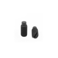 Black oxide slotted set screw with dog point