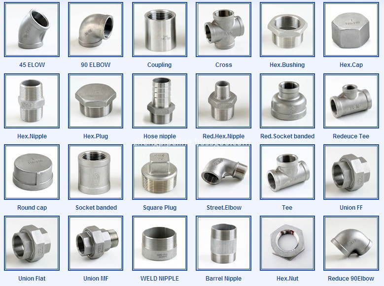 Accesorios de acero inoxidable Stainless Steel Fittings