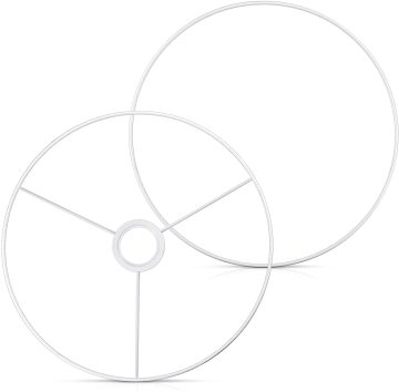 E27 White Diameter 35cm Lamp Shade Ring Set