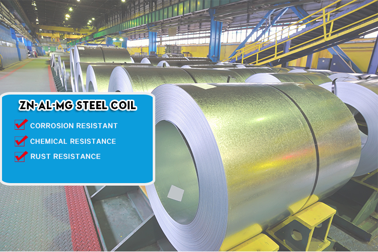 Highly Corrosion Resistant Mg- Al - Zn Magnesium Aluminium Zinc Coated Steel