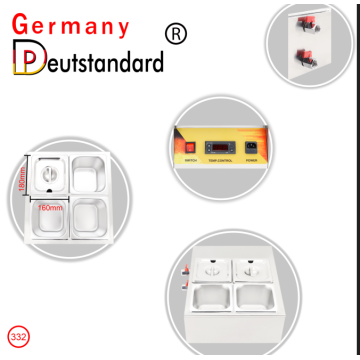 4 Gitter-Schokoladenschmelzmaschine / Schokoladenablagerungsmaschine