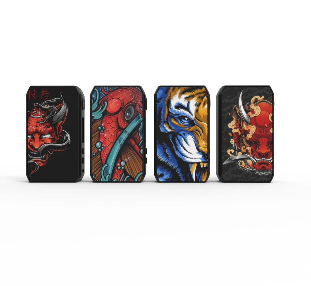 Factory Selling Vape Playing E Cigarette 18650 Battery Mod Cigpet Capo Box Mod Vaporizer Pod System Cartridge Electronic Cigarette USA Vape