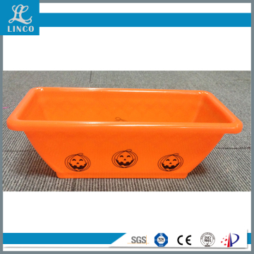 New Product Plastic Halloween Decorative Flower Pot