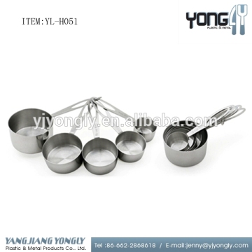 5pcs Complete Collapsible Stainless Steel Measuring Cup