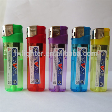 Plastic Electronic Colored Refill Lighter Gas