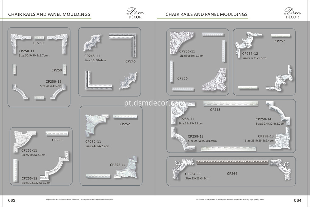 Canto de Moldagem do Painel Panel Molding Corner