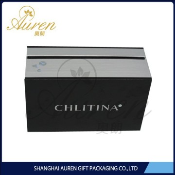 Stamping white cardboard gift paper box