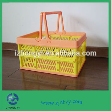 Colorful Plastic Folding Laundry Baskets for Wholesale