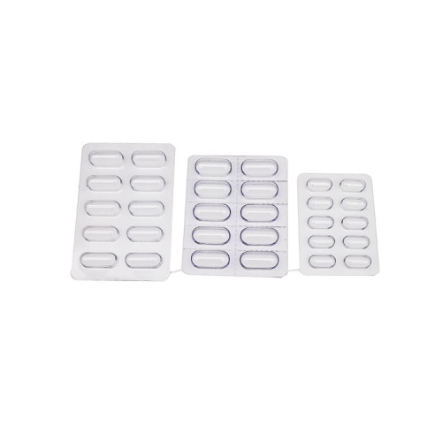 Pacáistiú Blister Tráidire Glan Capsules PVC le haghaidh Pill