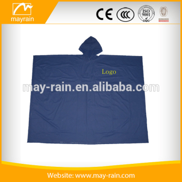 Durable adult PVC rain poncho raincoat cape