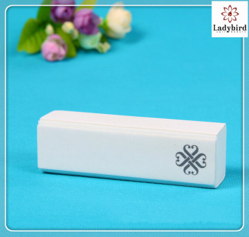 white nail block buffer/ 4 way shinning nail polishing block/nail file nail tools