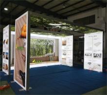 LED Frame Exhibition Display Booths for Backlit Banners