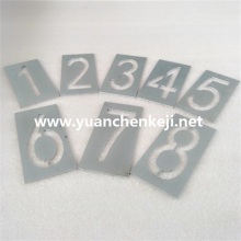 Sheet Metal Parts of Hollow Spray Paint Template