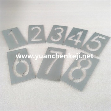 Sheet Metal Parts of Hollow Spray Paint Template