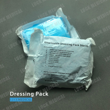 Sterile Verbandpackung mit nicht gewebten Pads